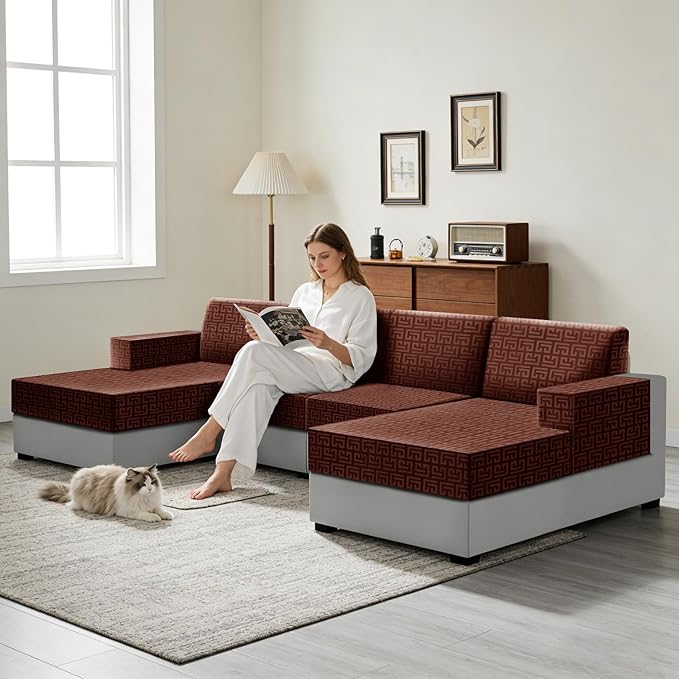 UNBBRRL Stretch Couch Backrest Cushion Cover - Image 6