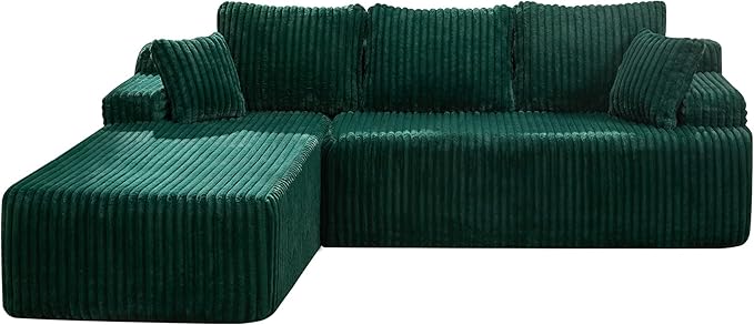 Hobestluk Modular Sectional Sofa Couches L-Shape Couch 3 Seat Modular Sofa - Image 8