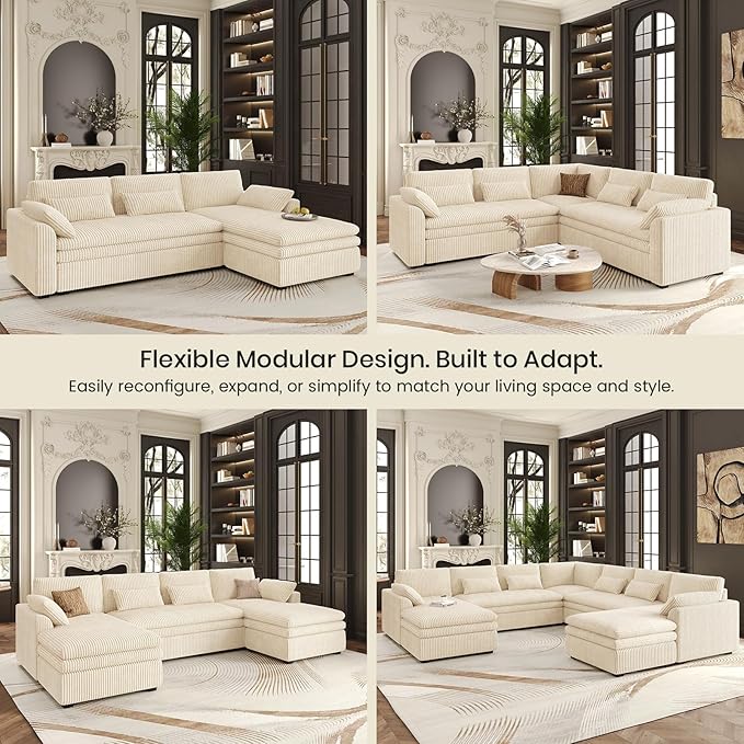 Belffin Large Modular Sectional Sofa - Image 9