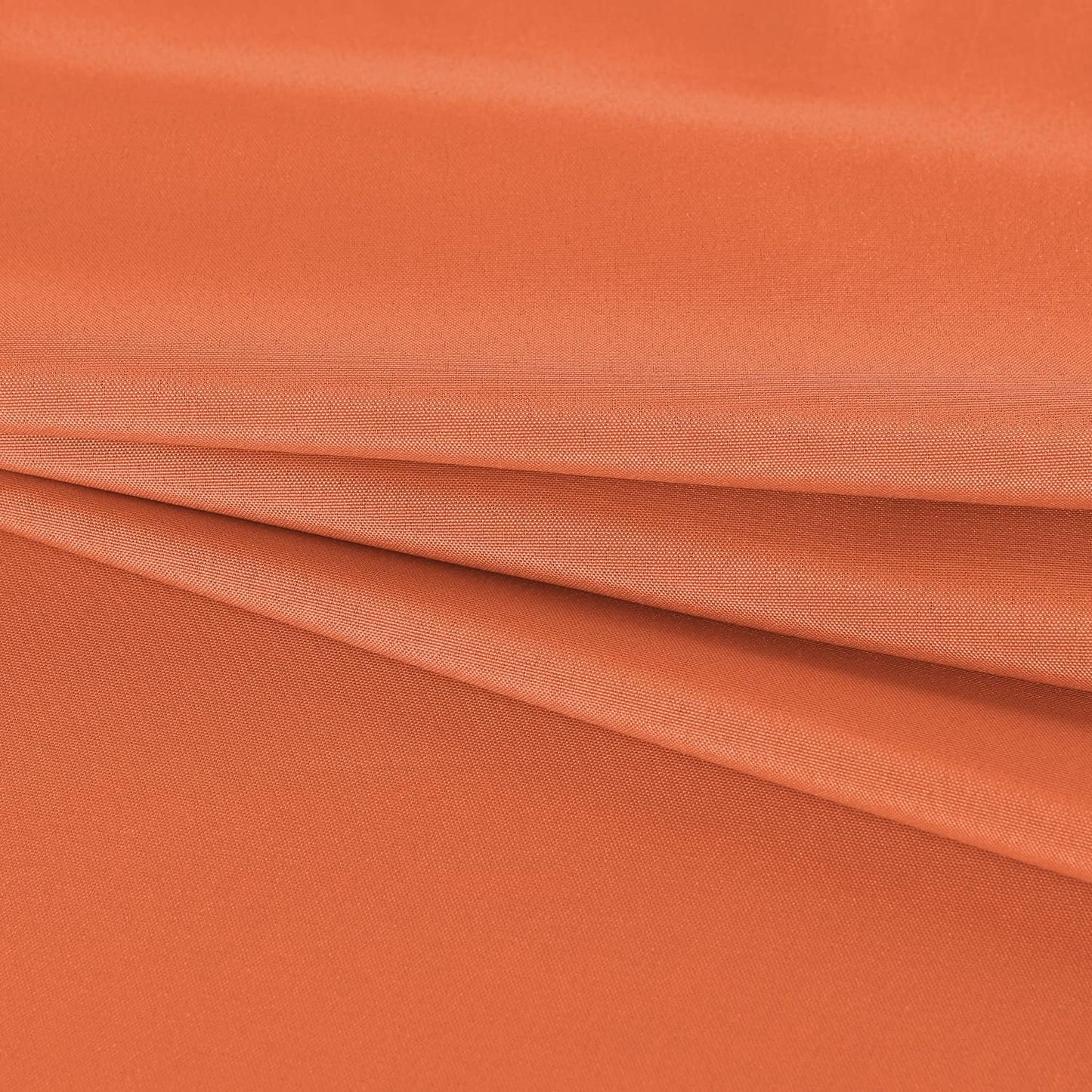 Fitable Rectangle Tablecloth Stain and Wrinkle Resistant Washable Polyester Table Cloth for Buffet Parties and Camping (60x102 inch, Orange)