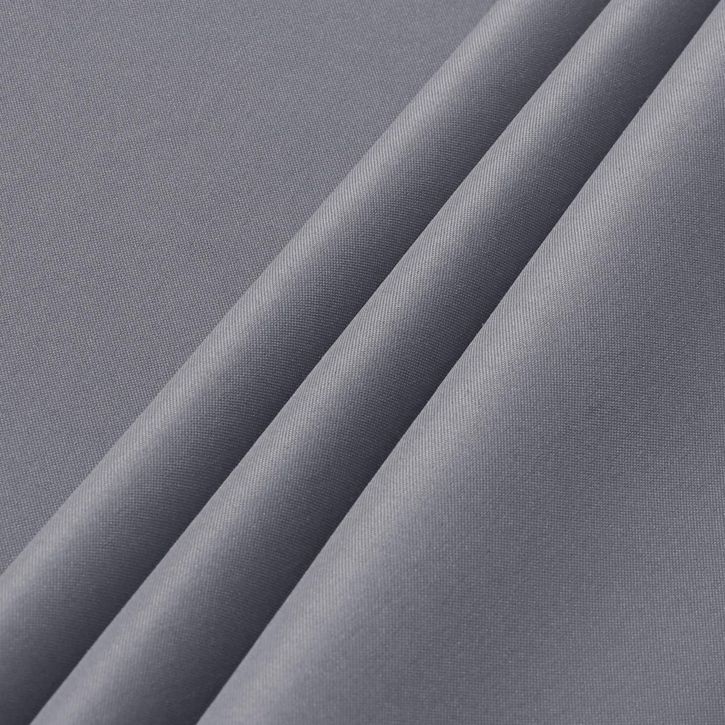 sancua 2 Pack Light Grey Tablecloth 54 x 78 Inch, Rectangle 4 Feet Table Cloth - Stain and Wrinkle Resistant Washable Polyester Table Cover for Dining Tables, Buffet Parties and Camping