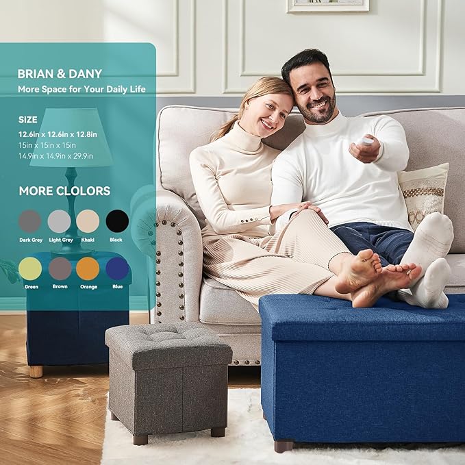 BRIAN & DANY Small Ottoman - Image 7