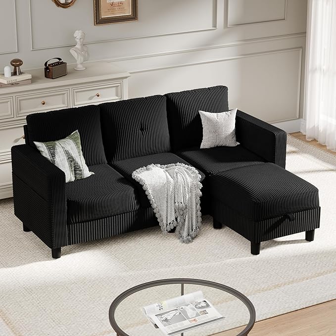 SUNLEI Convertible Sectional Couch Sofa - Image 8