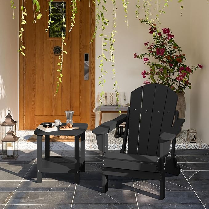 SERWALL Double Adirondack Side Set of 2, Table Rectangular End Table - Image 10