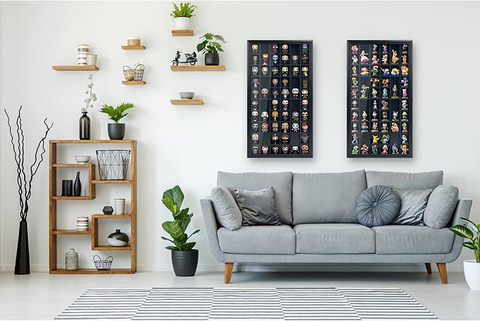 Shot Glass Display Cabinet Solid Wood - Image 9