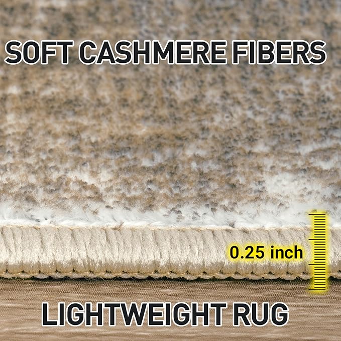 8x10 Area Rugs Washable Rug: Modern Abstract Living Room Rug Soft Anti-Skid - Image 7