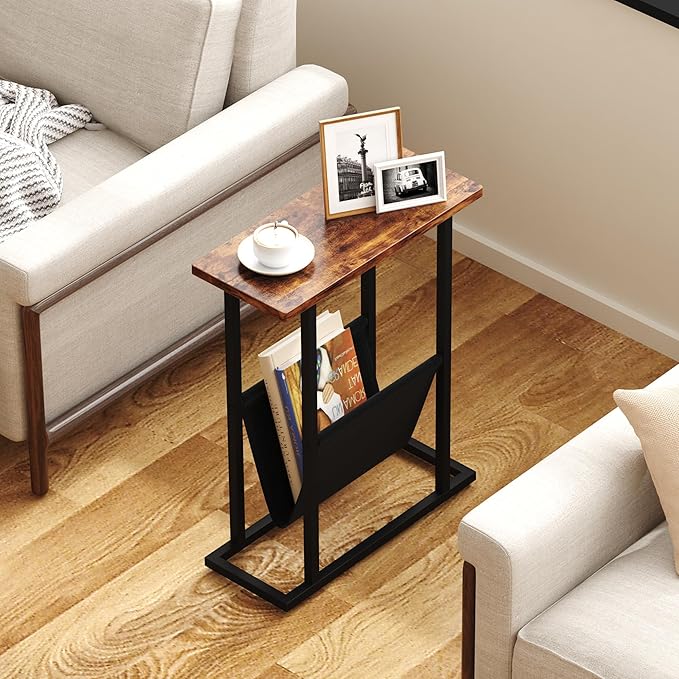 Yusong Narrow Side Table for Small Spaces, Small End Table - Image 9