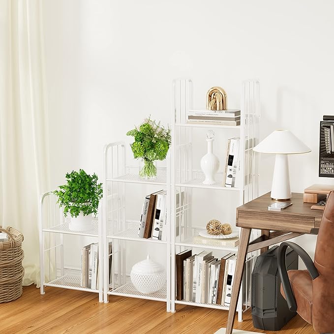 Bookshelf Storage Shelf Small Bookcase Freestanding Storage Stand - Image 9