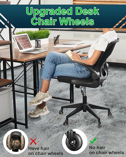 RidRed Office Chair Wheels Replacement Heavy Duty 3 Inch Roller Blade Wheels - Image 9