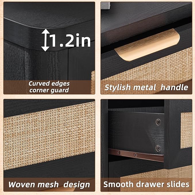 LEYAOYAO Rattan Night Stand - Image 8
