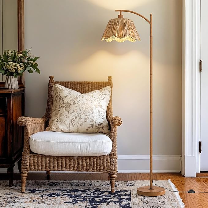 Oneach Boho Floor Lamp for Living Room - Image 9