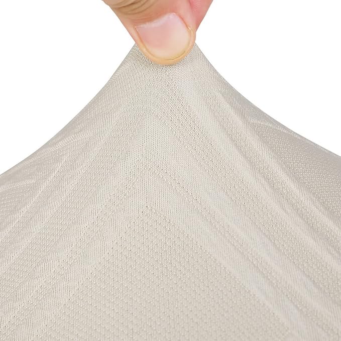 SearchI Waterproof Club Chair Slipcover Stretch Barrel Chair Covers Jacquard - Image 9