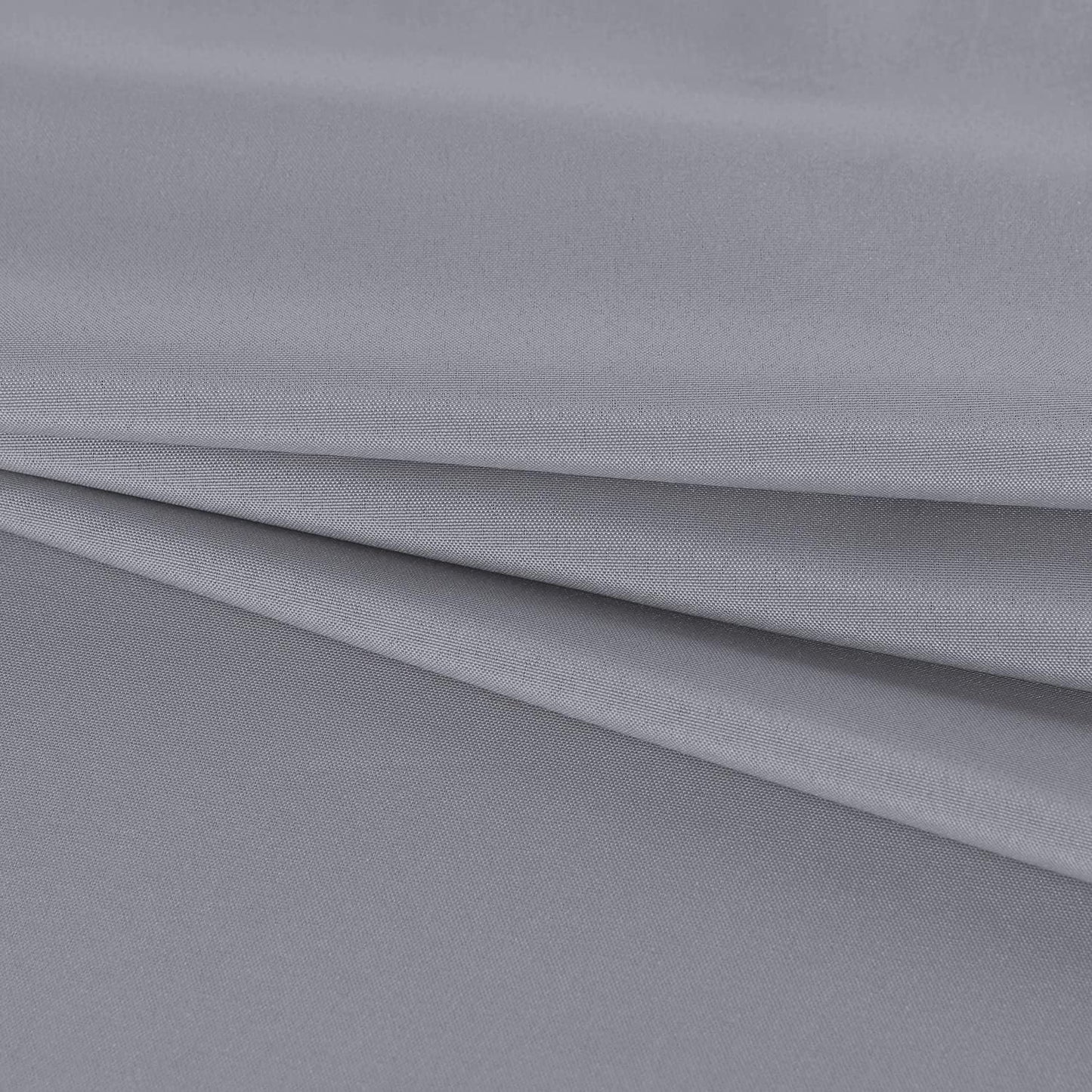 Fitable Rectangle Tablecloth Stain and Wrinkle Resistant Washable Polyester Table Cloth for Buffet Parties and Camping (54x108 inch, Light Grey)