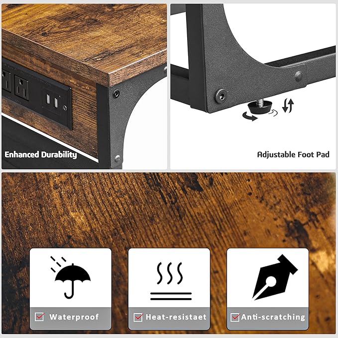 TUTOTAK C Shaped End Table - Image 9