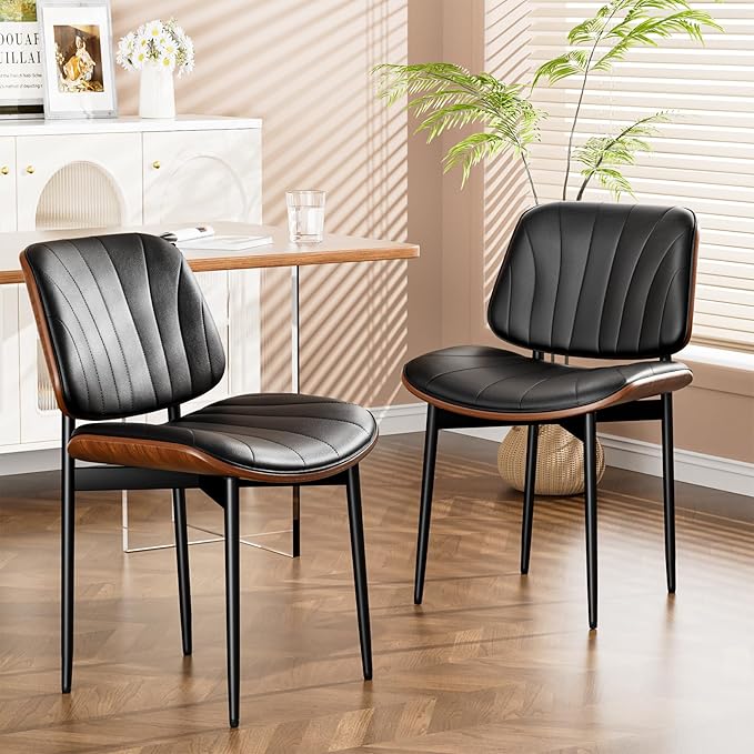 YaFiti Dining Chairs Set of 8, Dining Room and Kitchen Chairs, Mid Century - Image 9
