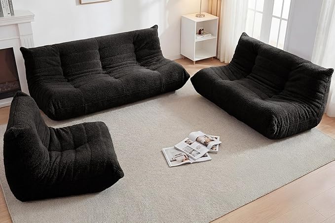 Bean Bag 3-Seater Chair Big Sofa Beanbag Chair - Image 8