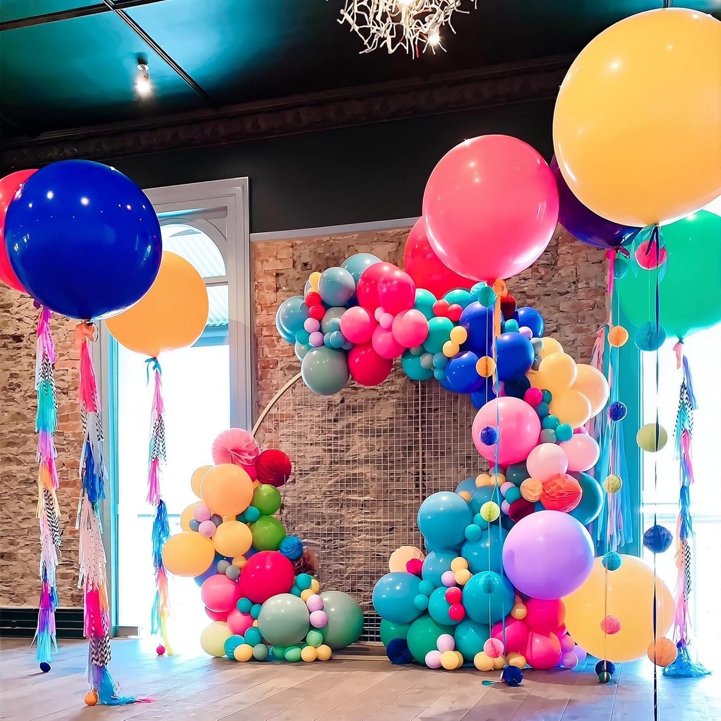 30 pcs Colorful Balloons 18 Inch - Large Thick Latex Balloon for Birthday Bridal Shower Wedding Party Decorations