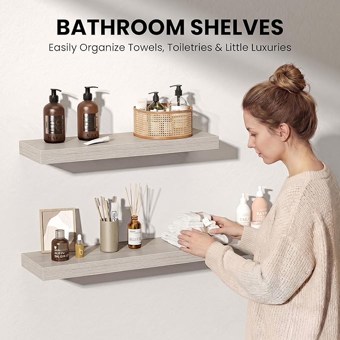 Fun Memories 72Inch Long Floating Shelves, 8 Inch Deep Shelves - Image 7