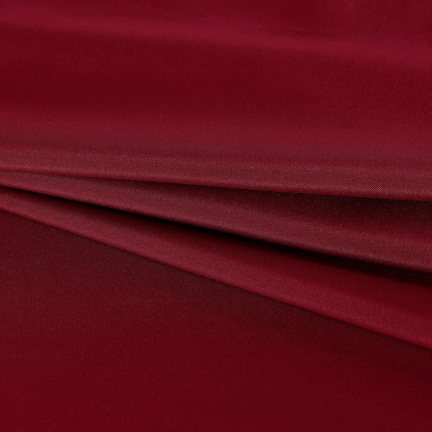 Fitable Rectangle Tablecloth Stain and Wrinkle Resistant Washable Polyester Table Cloth for Buffet Parties and Camping (54x78 inch, Red)