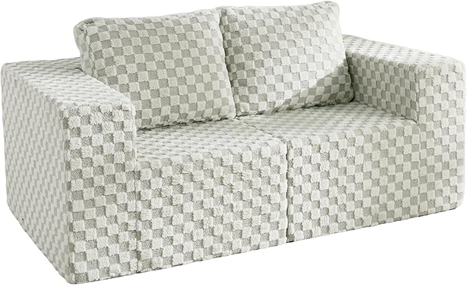 Modular Sectional Sofa 2 Seater Loveseat Modular Couch - Image 9