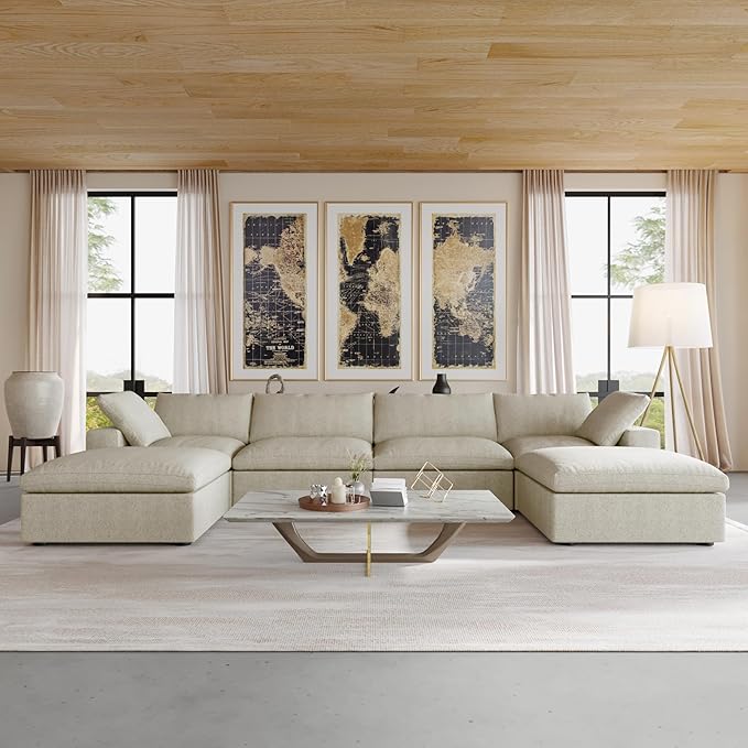 JACH U-Shaped Cloud Sectional Couch - Image 8