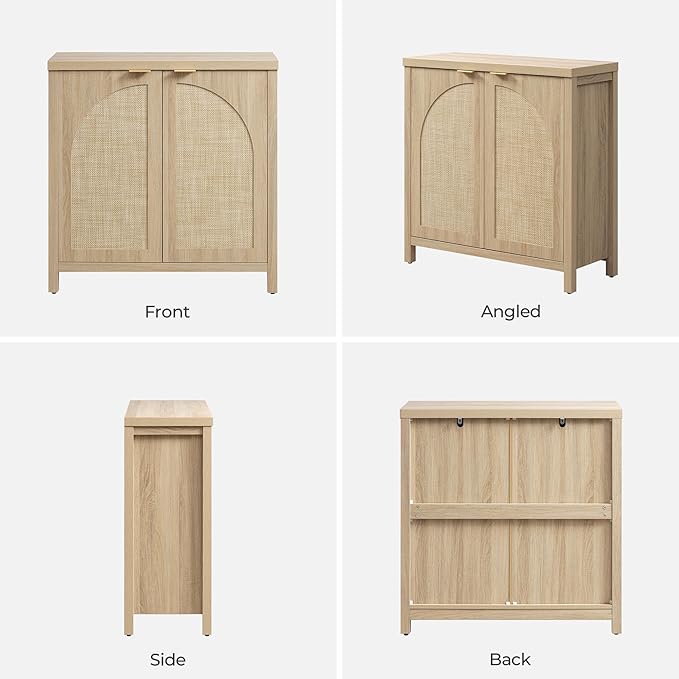 SICOTAS 68" W Rattan Sideboard Buffet Cabinet - Image 8