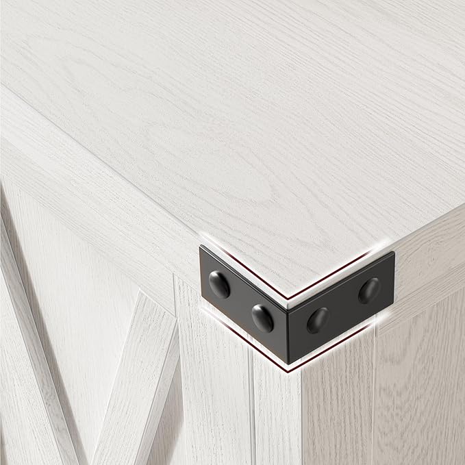 GarveeHome Small Storage Cabinet, Farmhouse Sideboard Buffet Cabinet - Image 9