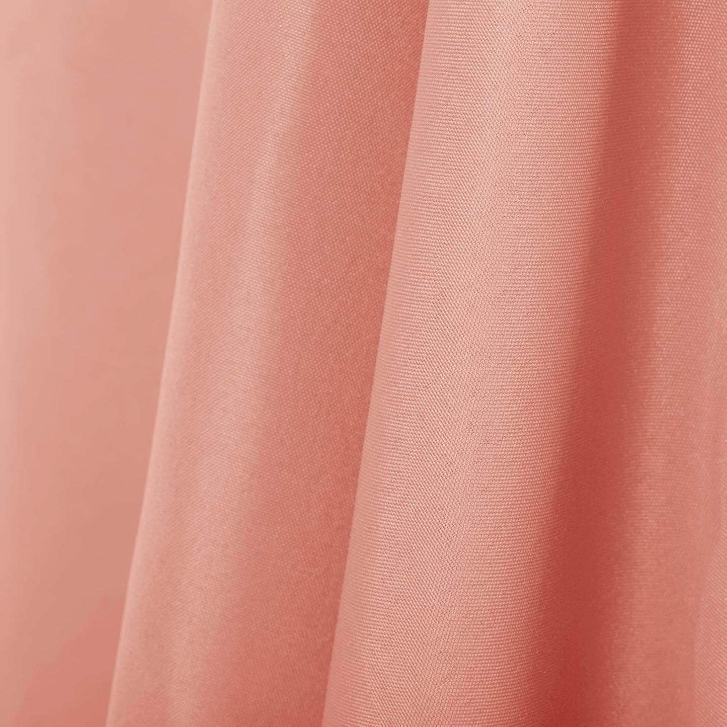 Ascoza 2pack 90x132 Inch Dusty Pink Rectangular Tablecloth 6 Feet Table Cloth in Polyester Fabric for Wedding/Banquet/Restaurant/Parties