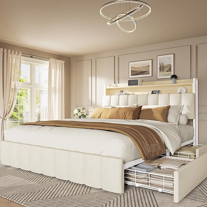 PRAISUN Bed Frame Queen Size - Image 9