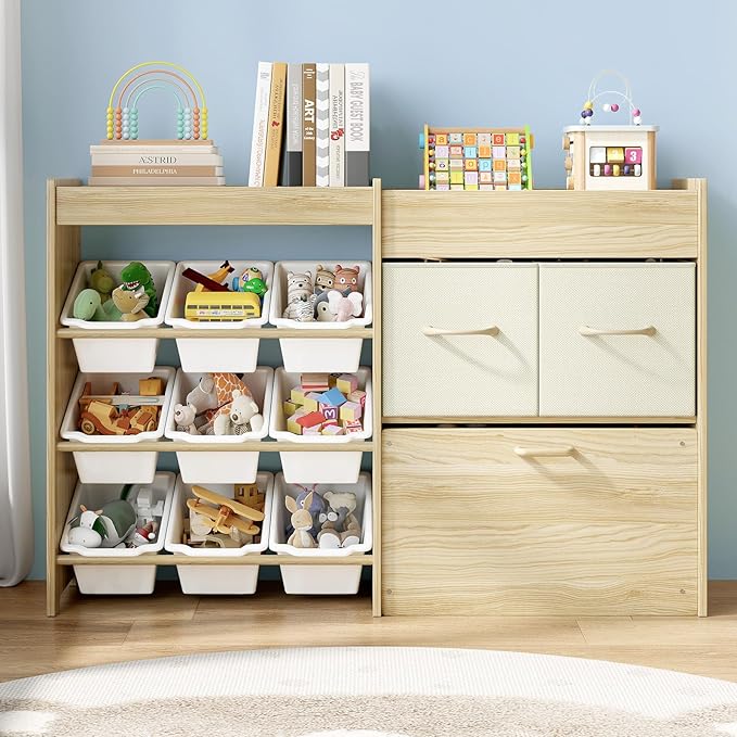 EXPERLAM Toy Storage Organizer for Kids, 9-Bin Toy Organizer - Image 9