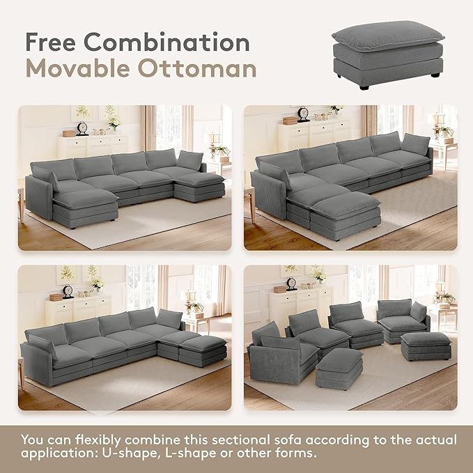 ROWHY 148'' Sectional Cloud Couch - Image 7