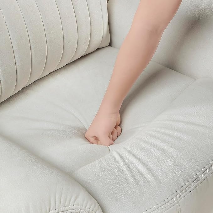 Lexicon Manual Recliner Chair, Polished Microfiber Reclining Sofa Chair - Image 17