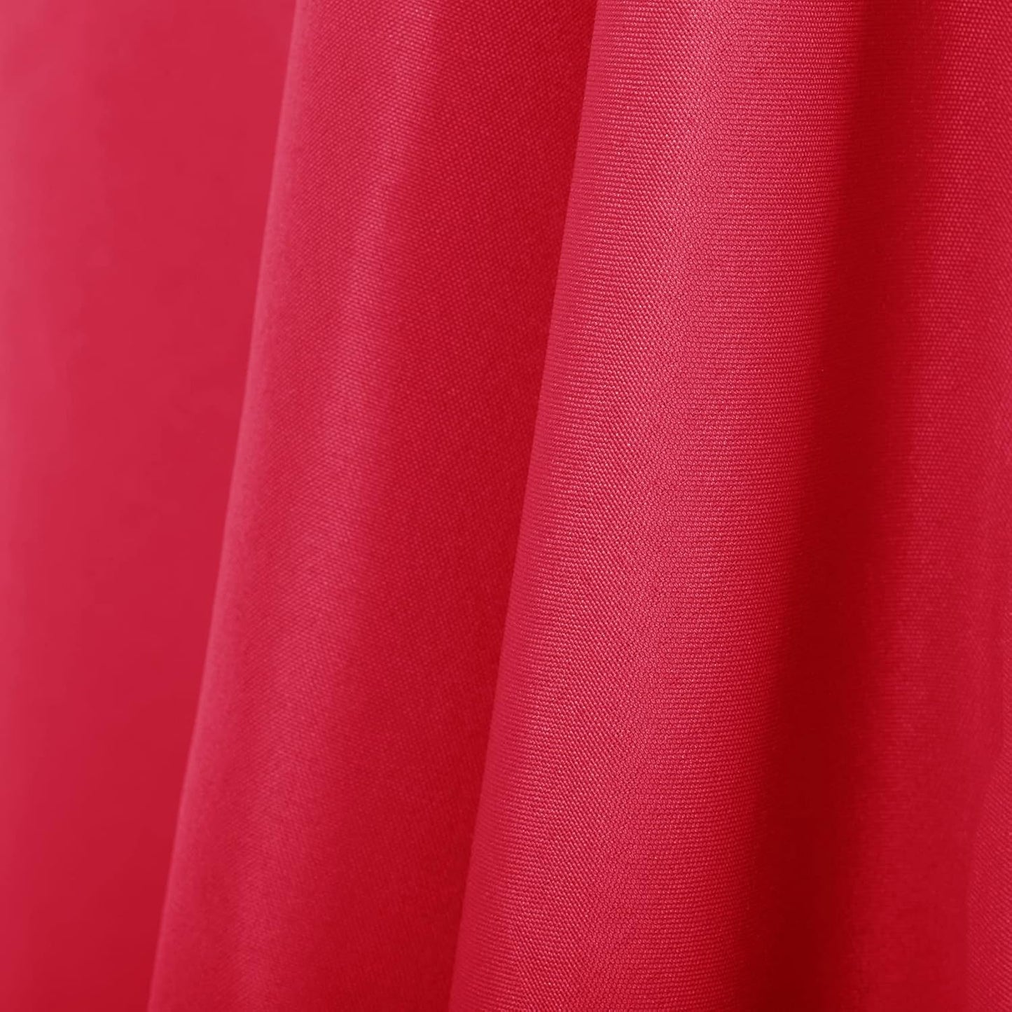 Ascoza 2pack 60x102 Inch Red Rectangular Tablecloth 6 Feet Table Cloth in Polyester Fabric for Wedding/Banquet/Restaurant/Parties