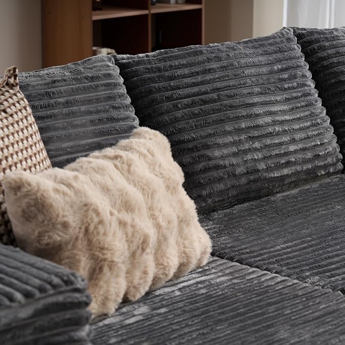 ovios 104" Cloud Boneless Couch - Image 9