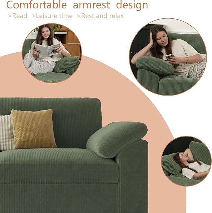 EASE MOOSE Oversized L Shaped Sectional Modular Sofa, Large U Shaped Sectional - Image 8