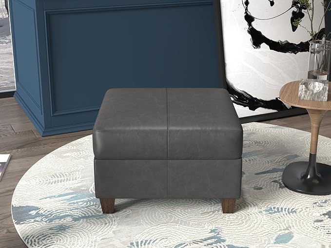 EASE MOOSE Faux Leather Square Ottoman Module - Image 5