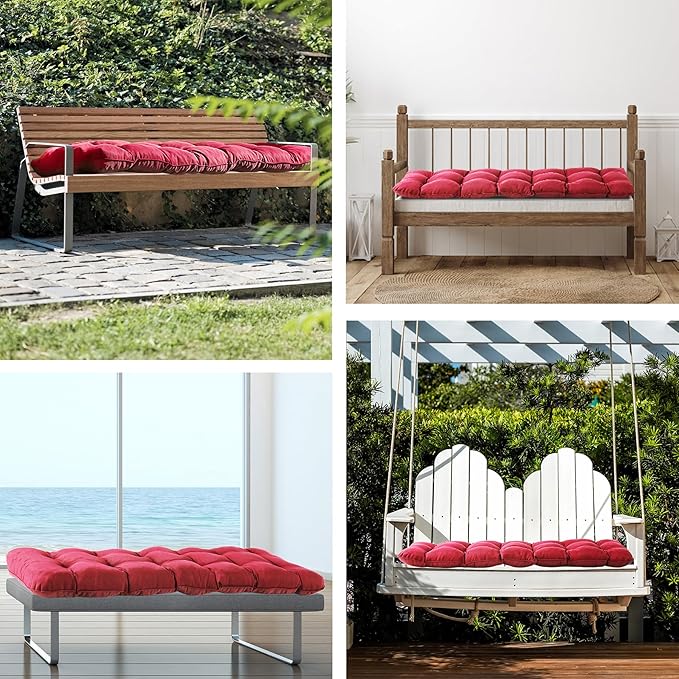 IPYNBAP Outdoor Bench Cushion, Waterproof Bench Cushion - Image 7