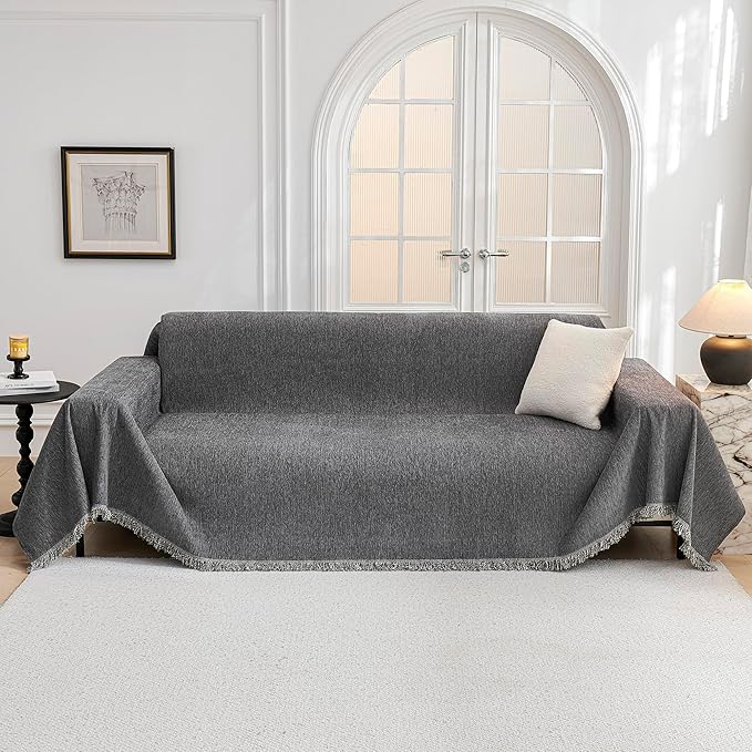 MYSKY HOME Couch Cover for Sofa Couch Covers for Pets, Non Slip Dogs Furniture - Image 8