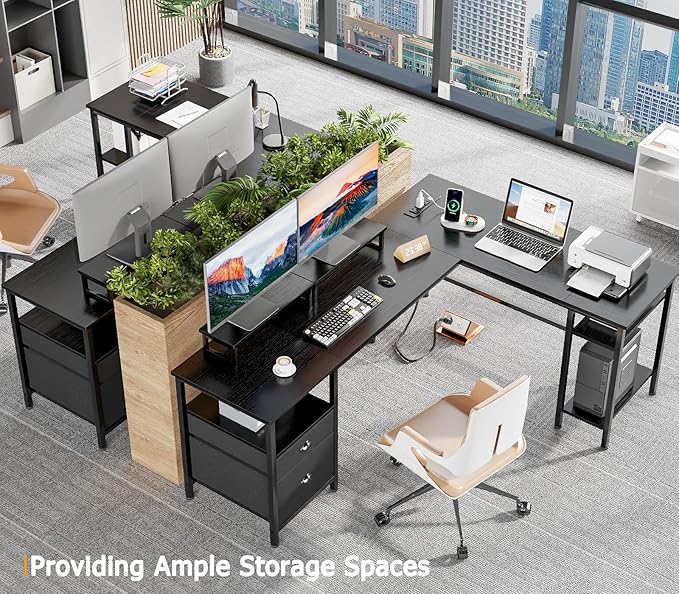 Furologee 66” L Shaped Desk - Image 8
