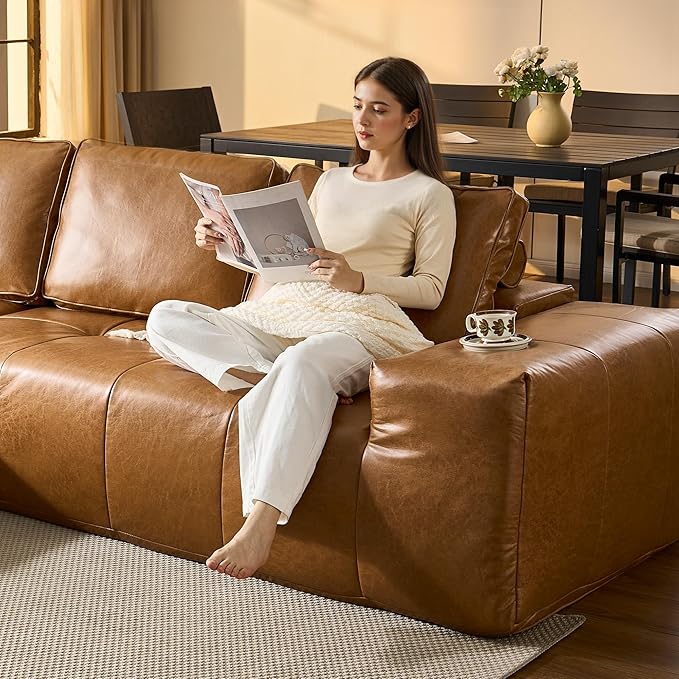 ovios 106" Cloud Boneless Couch - Image 9