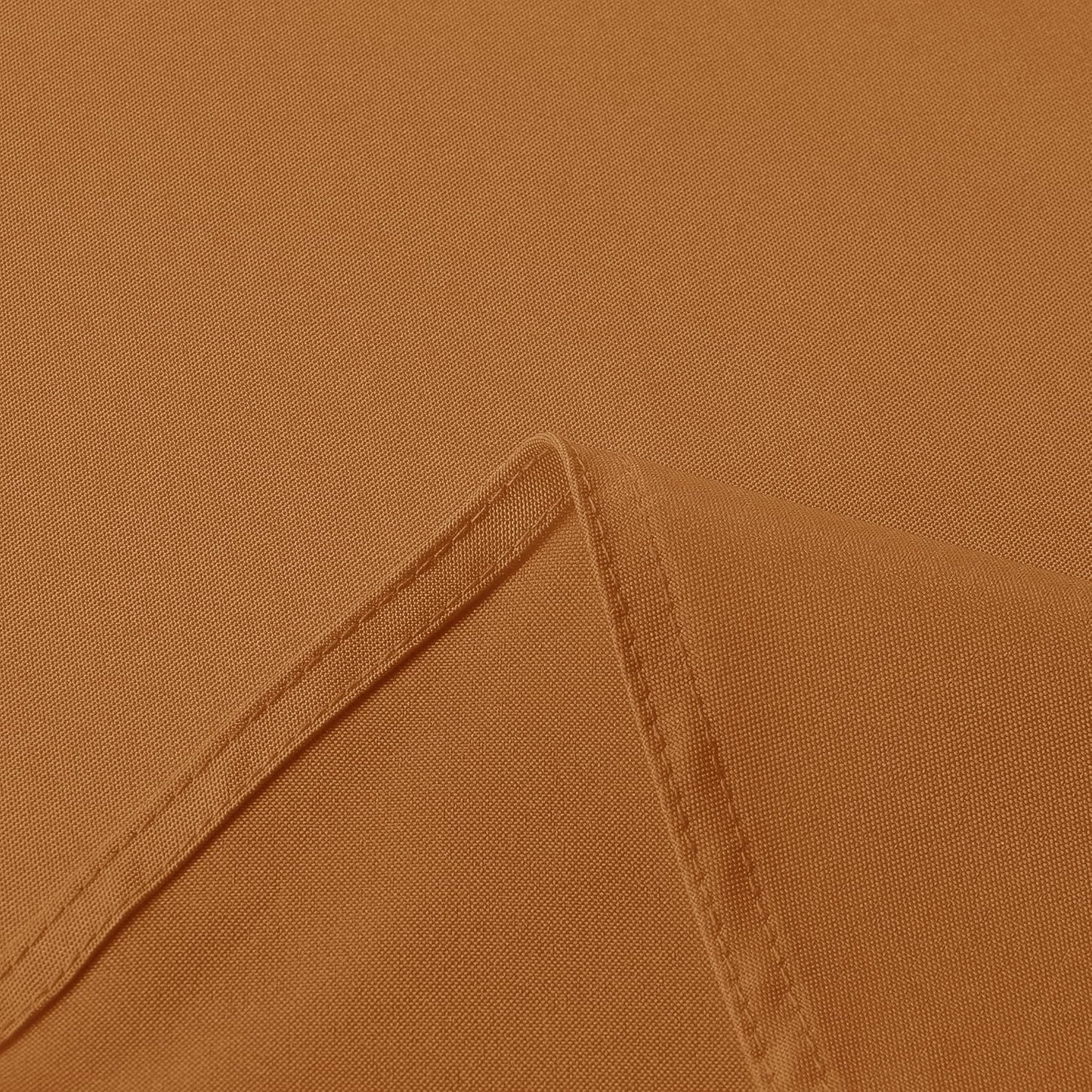 sancua 2 Pack Tablecloths Rectangular 60x102 Inch, Thanksgiving Table Cloths Rectangle for 6 Foot Tables - Stain and Wrinkle Resistant Washable Polyester Table Cover for Fall, Dining, Parties Bronze