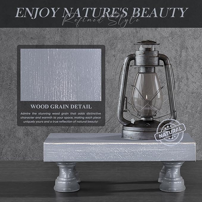 EOSAHR Pine Wood Risers for Decor for Kitchen Sink & Small Vanity - Image 6