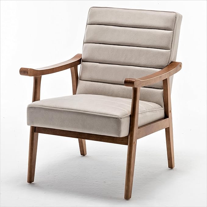 Container Furniture Direct Unique Mid Century Modern Accent Chair - Image 13