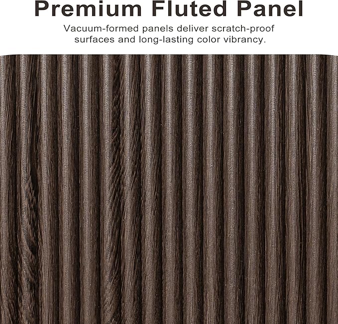 3-Piece Fluted Living Room Set Includes 2 Fluted Night Stand - Image 9