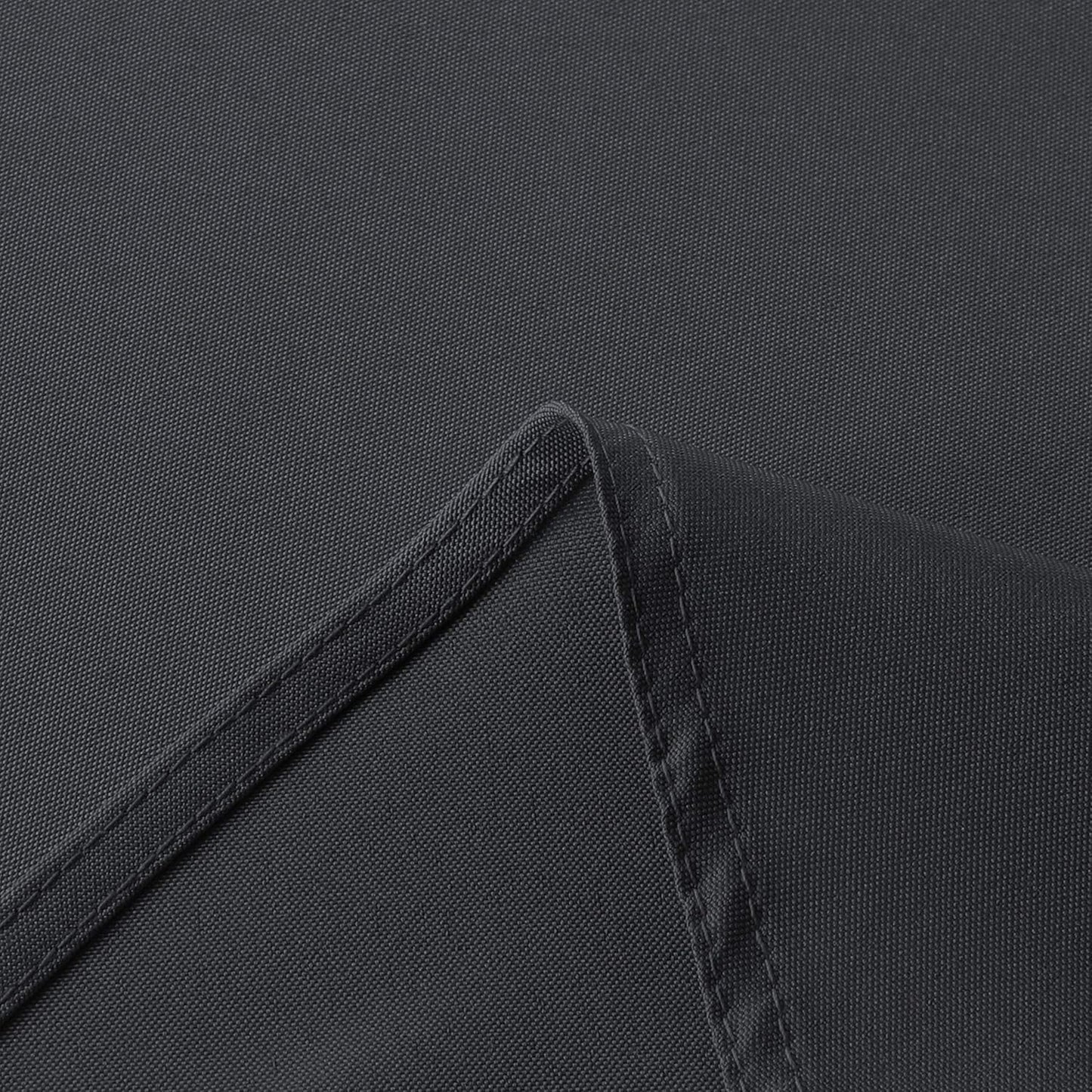 sancua Round Tablecloth - 48 Inch - Water Resistant Spill Proof Washable Polyester Table Cloth Decorative Fabric Table Cover for Dining Tables, Buffet Parties and Camping, Grey