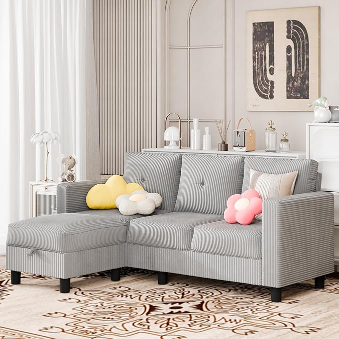 SUNLEI Convertible Sectional Sofa - Image 8