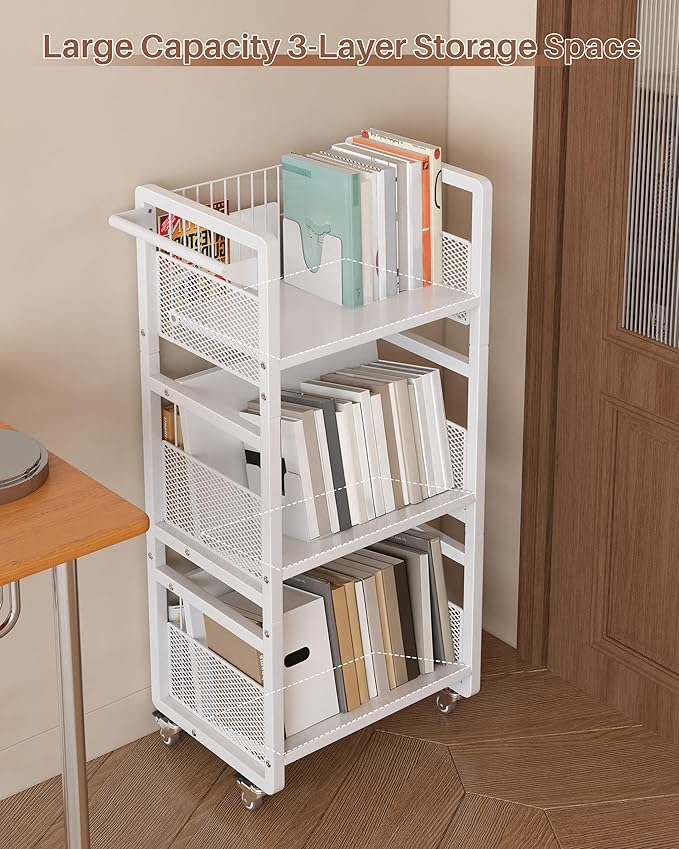 UMDONX Heavy-Duty Double-Sided Book Cart - Image 7