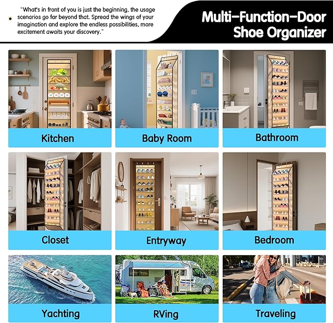 Kotkn 10 Tier Over The Door Organizer - Image 7
