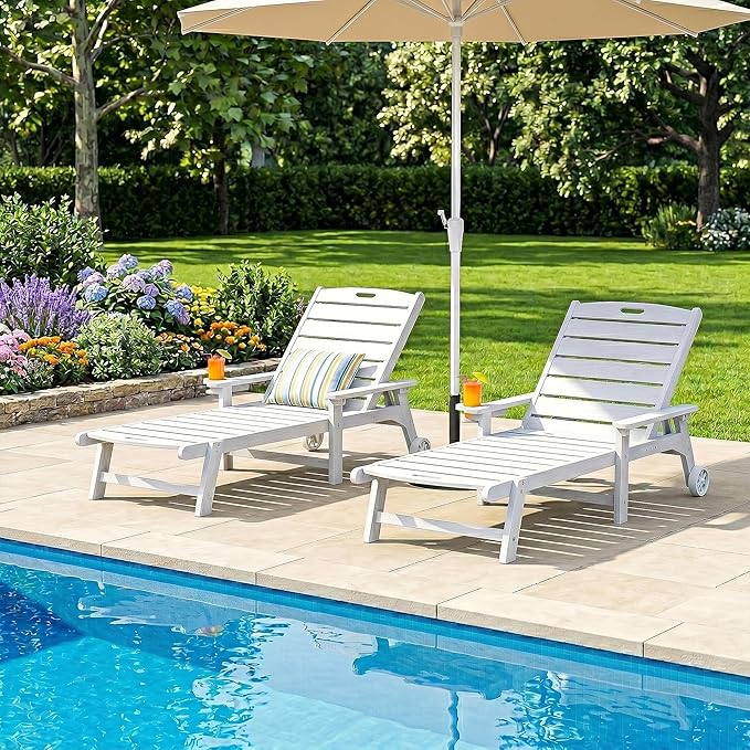 Outdoor Lounge Chair Set of 4 - Image 9