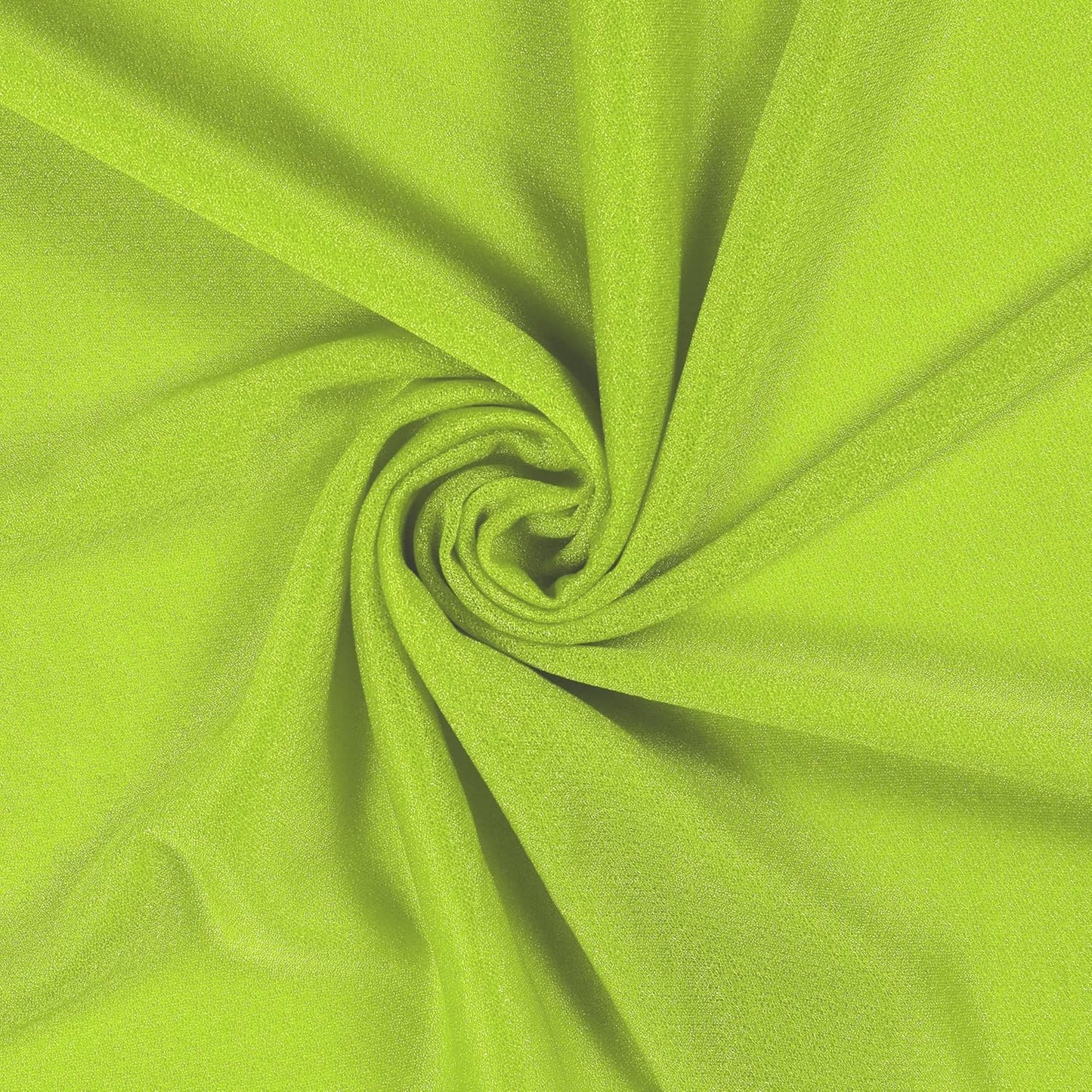 VDS Pack of 2 Panel (30 Inch X 30 Feet) Wedding Arch Draping Fabric Sheer Chiffon Fabric Drapery for Wedding Ceremony Reception Swag Backdrop Canopy Chuppah ARBO Altars Decoration (Parrot Green)